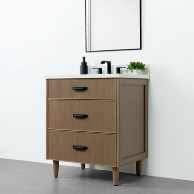 Malibu 30" Almond Coast Bathroom Vanity - Teodor Vanities United States