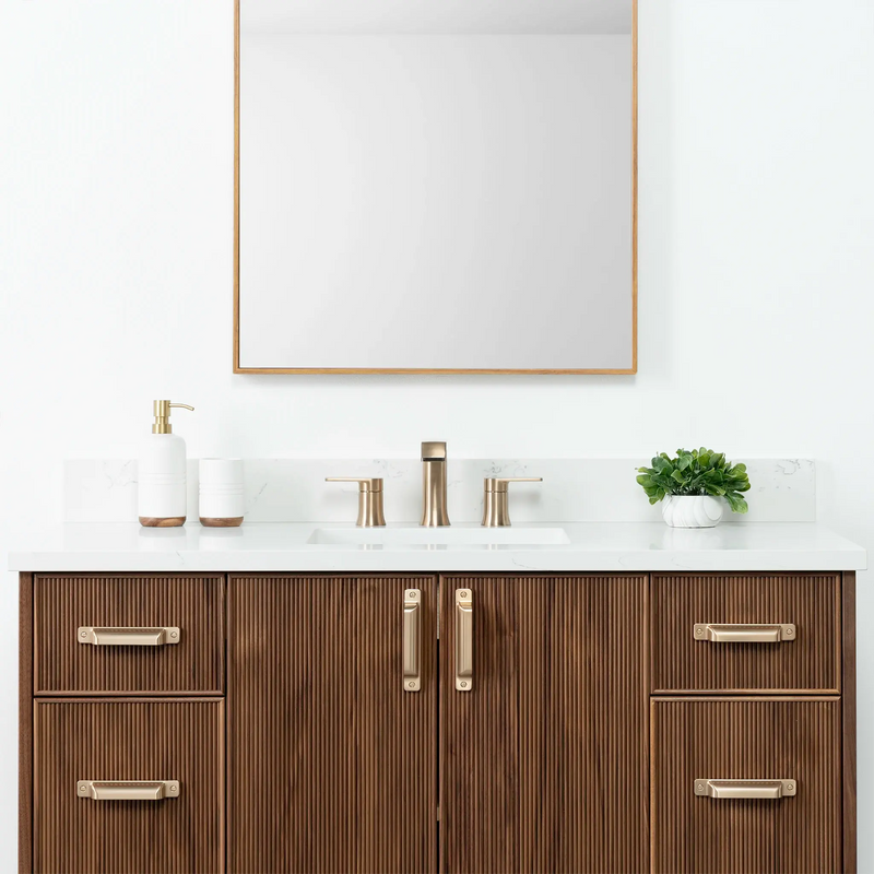 Malibu 48" American Black Walnut Bathroom Vanity - Teodor Vanities United States