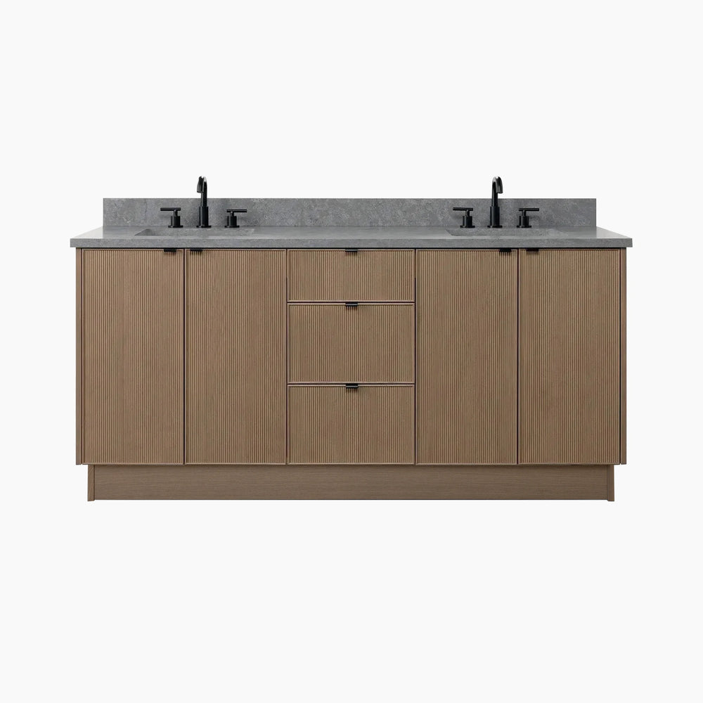
                  
                    Malibu SLIM 72" Almond Coast Bathroom Vanity, Double Sink
                  
                