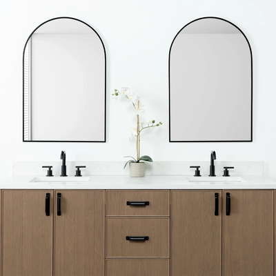 Malibu 72" Almond Coast Bathroom Vanity, Double Sink - Teodor Vanities United States