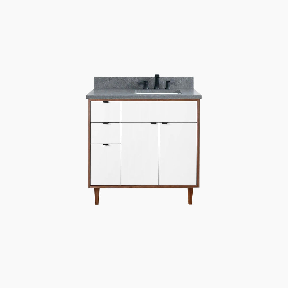 
                  
                    Sidney 36" Gloss White Bathroom Vanity, Right Sink
                  
                