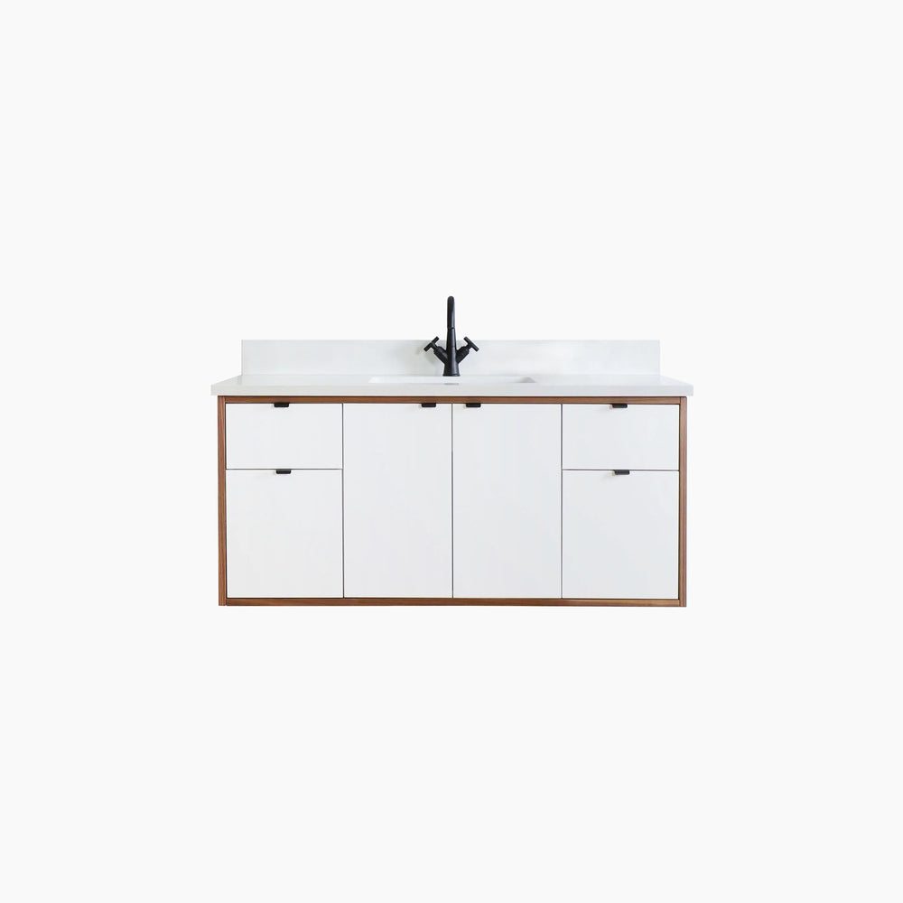 
                  
                    Sidney 48" Wall Mount Gloss White Bathroom Vanity
                  
                