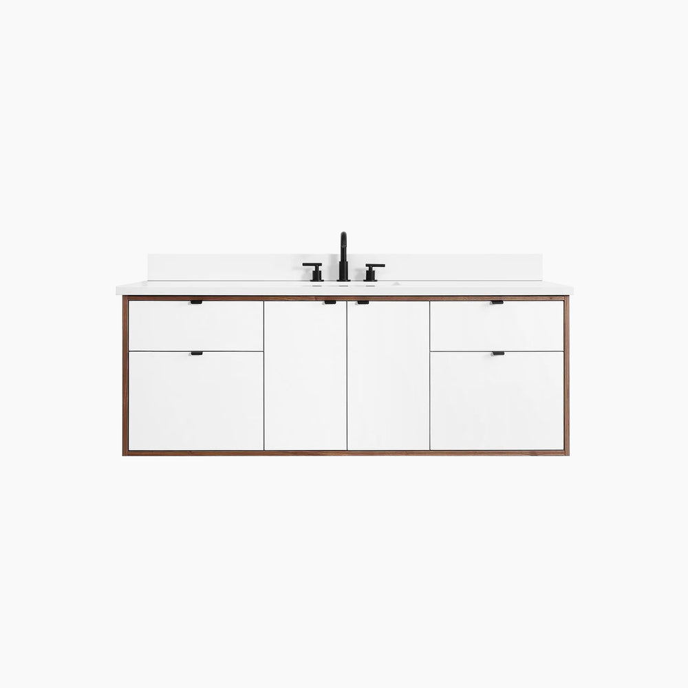 
                  
                    Sidney 60" Wall Mount Gloss White Bathroom Vanity
                  
                