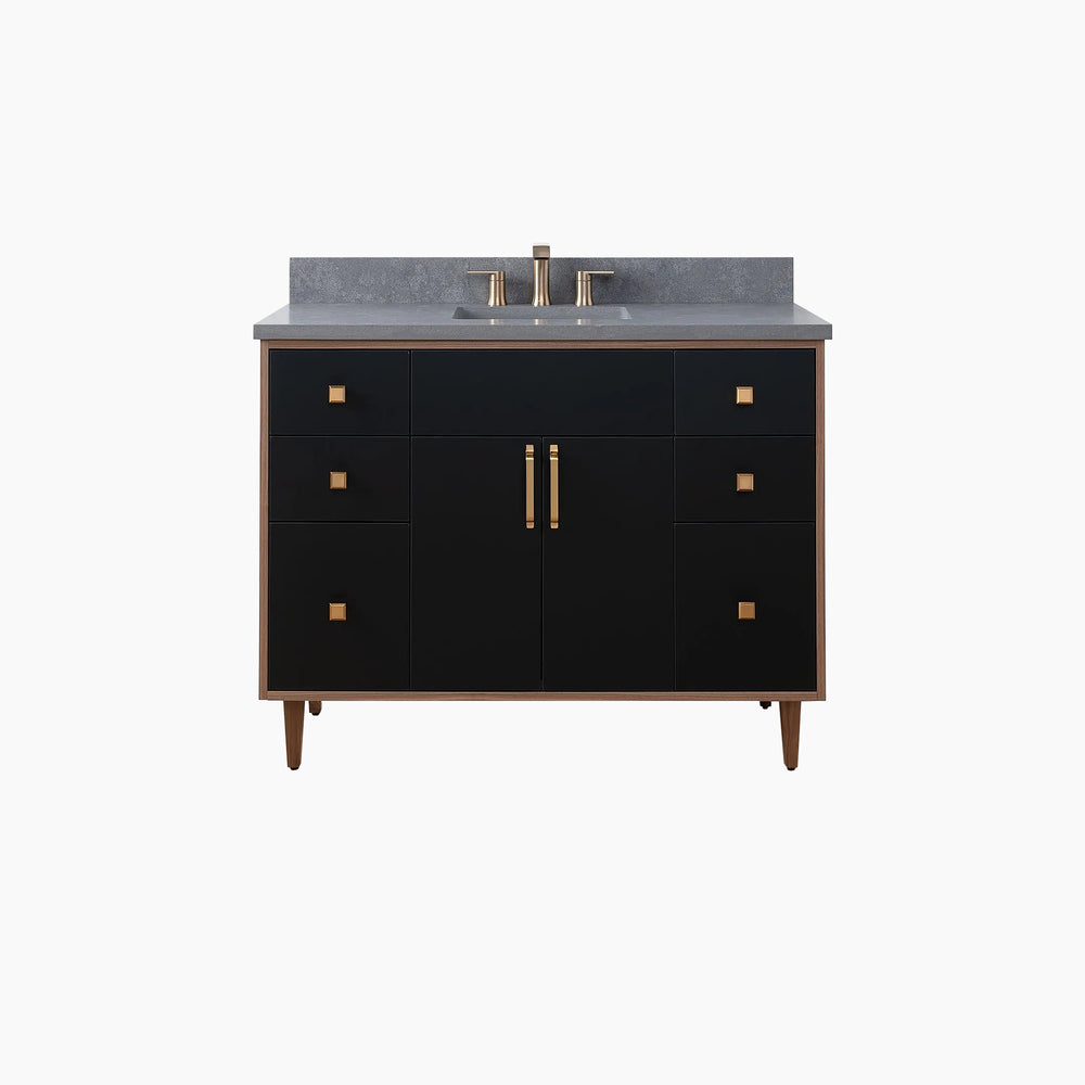 
                  
                    Sidney SLIM 48" Matte Black Bathroom Vanity
                  
                