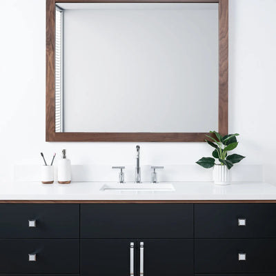 Sidney SLIM 60" Matte Black Bathroom Vanity - Teodor Vanities United States