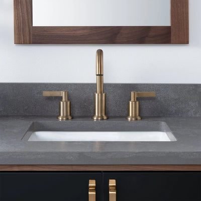 Sidney SLIM 60" Wall Mount Matte Black Bathroom Vanity, Double Sink - Teodor Vanities United States