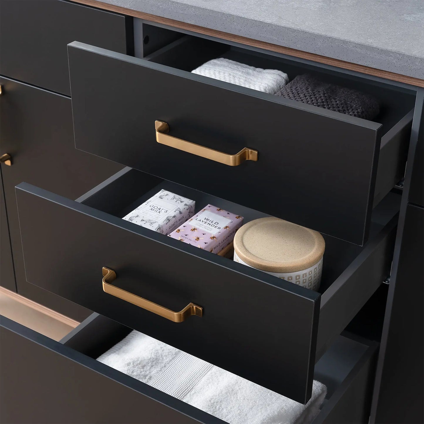 Sidney SLIM 72" Matte Black Bathroom Vanity, Double Sink - Teodor Teodor Vanities United States Sidney SLIM 72" Matte Black Bathroom Vanity, Double Sink - Teodor Teodor Vanities United States