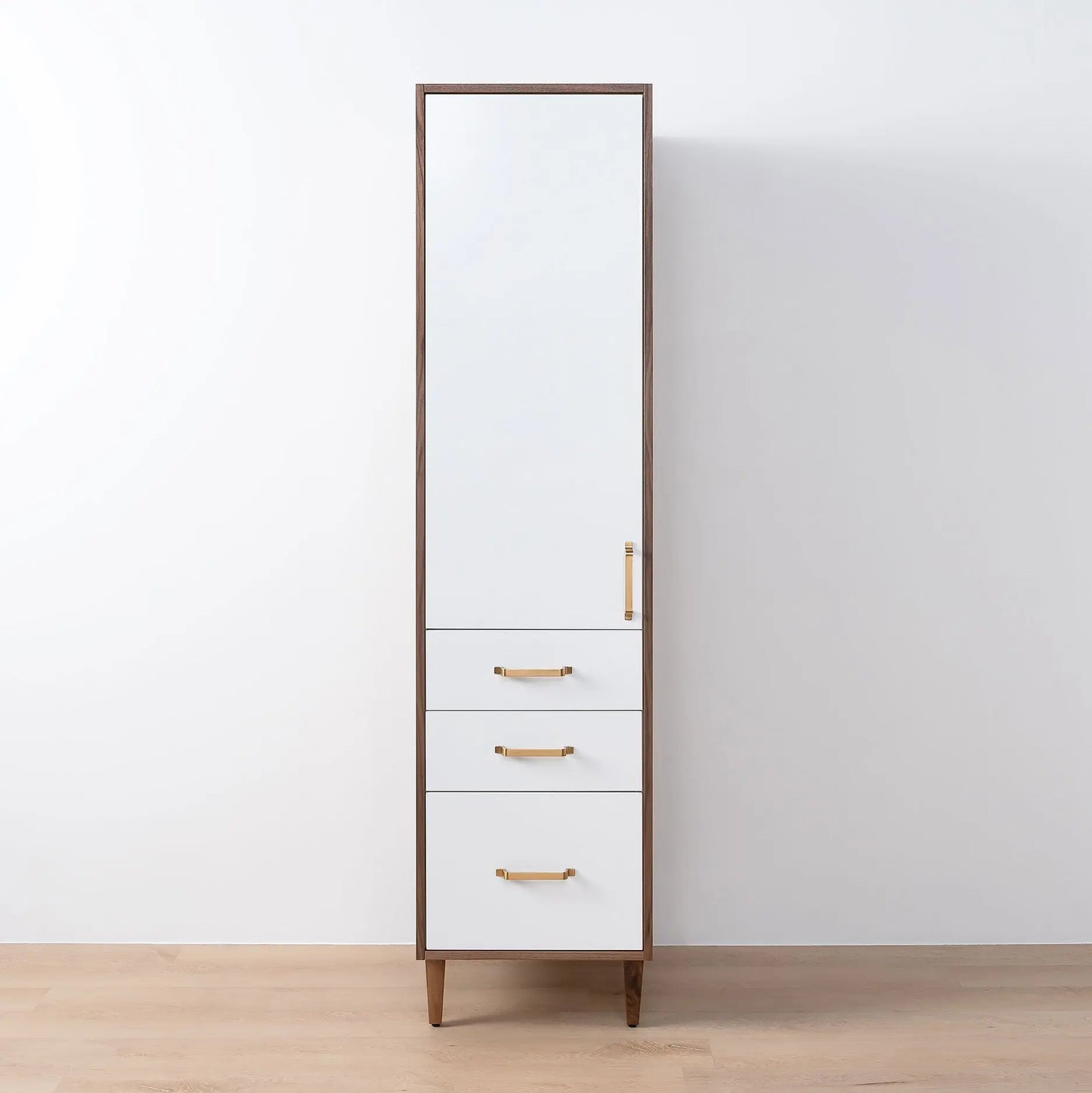 Sidney Gloss White Linen Cabinet - Teodor Vanities United States Sidney Gloss White Linen Cabinet - Teodor Vanities United States