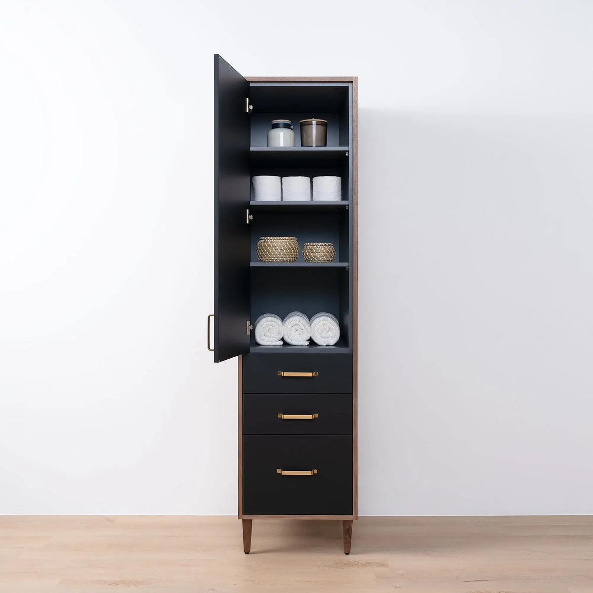 Linen Unit Linen Cabinets | Tall Bathroom Storage Units with Free US Shipping ...