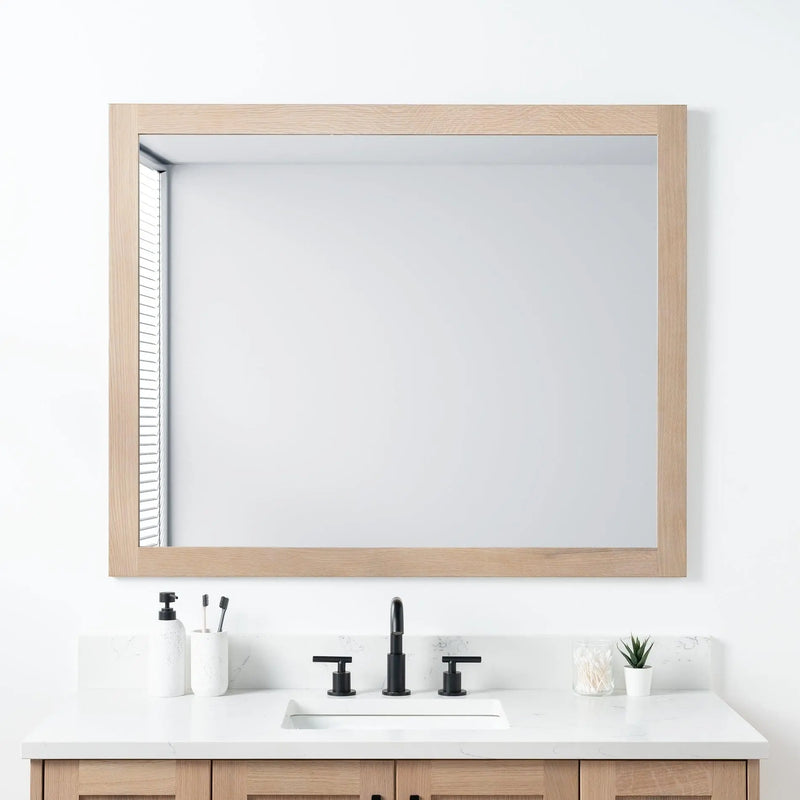 White Oak Mirror 44"