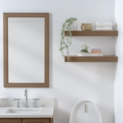 Almond Coast Floating Shelf - Teodor Vanities United States