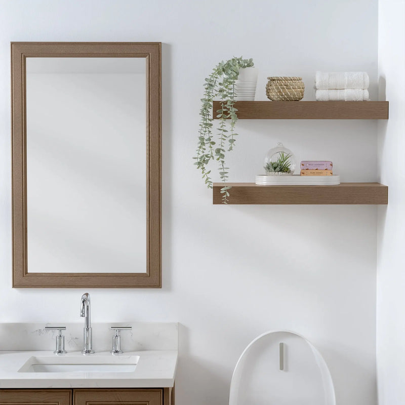 Almond Coast Floating Shelf - Teodor Vanities United States