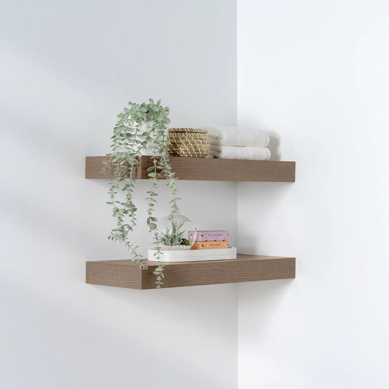 Almond Coast Floating Shelf