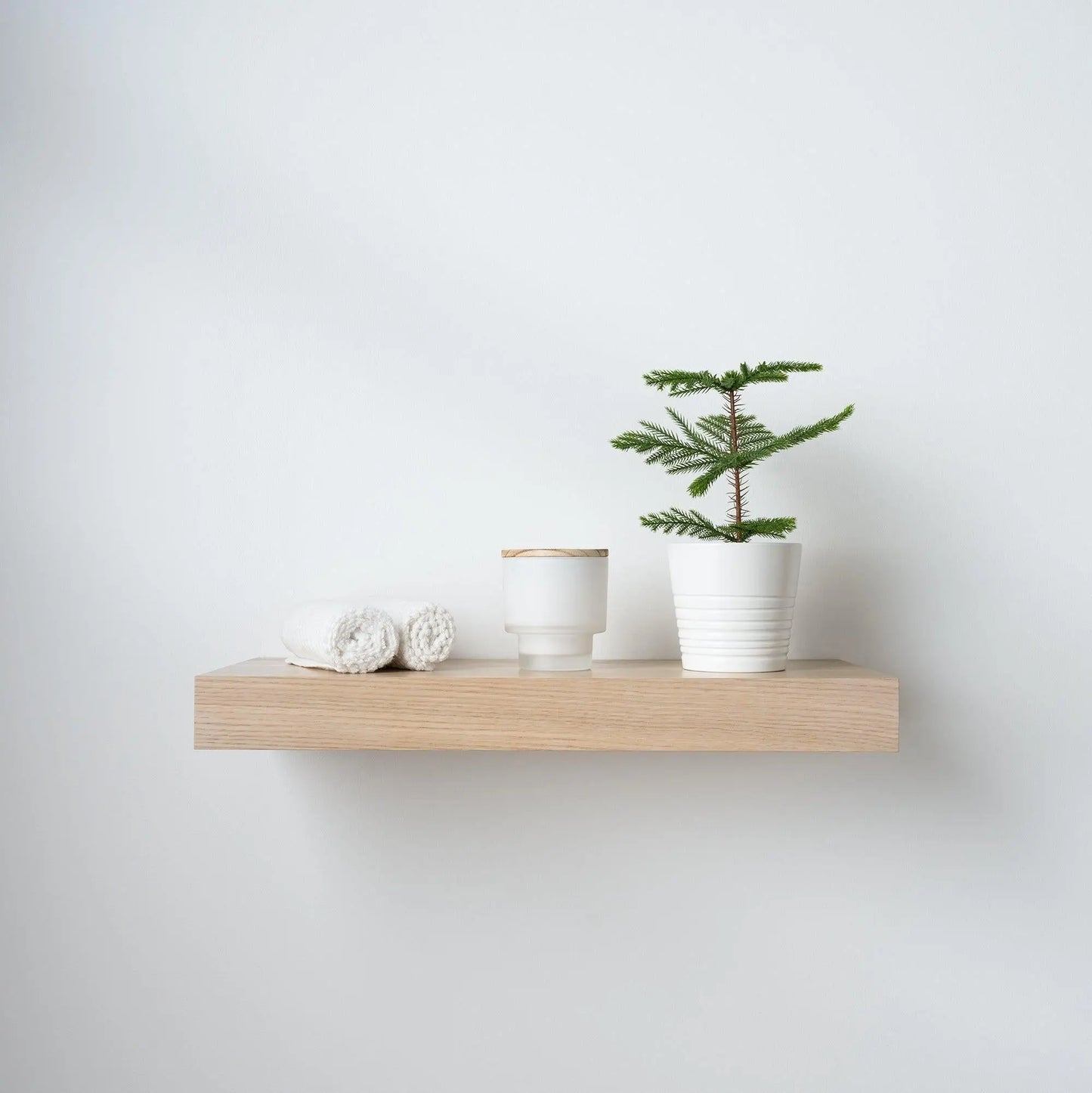 White Oak Floating Shelf - Teodor Vanities United States