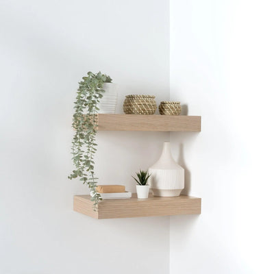 White Oak Floating Shelf