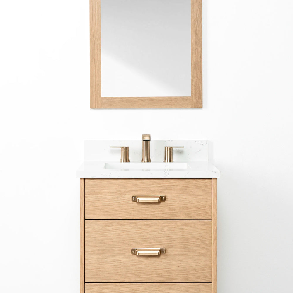 
                  
                    Ashbury 24" Natural White Oak Bathroom Vanity - All Drawers
                  
                