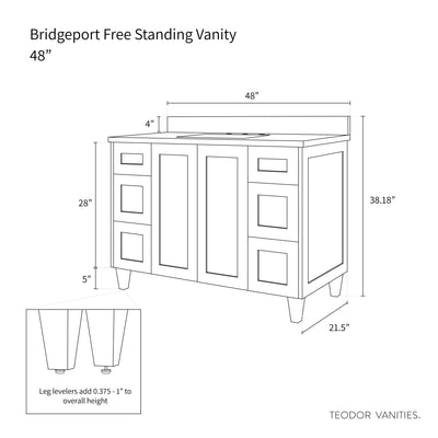Bridgeport 48", Teodor® Sage Green Vanity