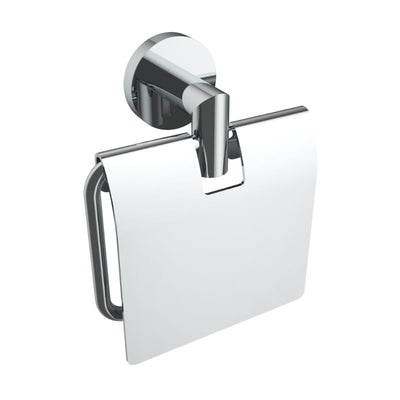 Summit Toilet Paper Holder w/ Cover, Chrome, Volkano Series - The Vanity Store Canada