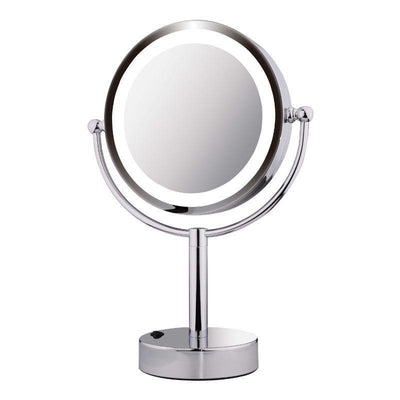Volkano Freestanding, Lighted, Magnifying Mirror - The Vanity Store Canada